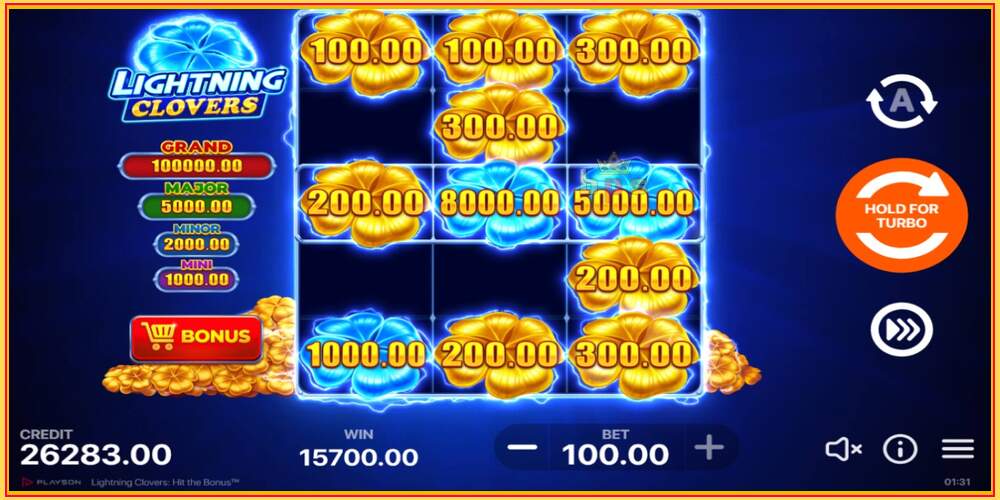 Игровой слот Lightning Clovers