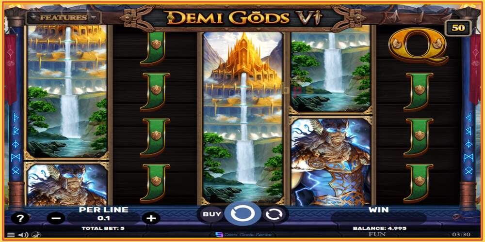 Игровой слот Demi Gods 6