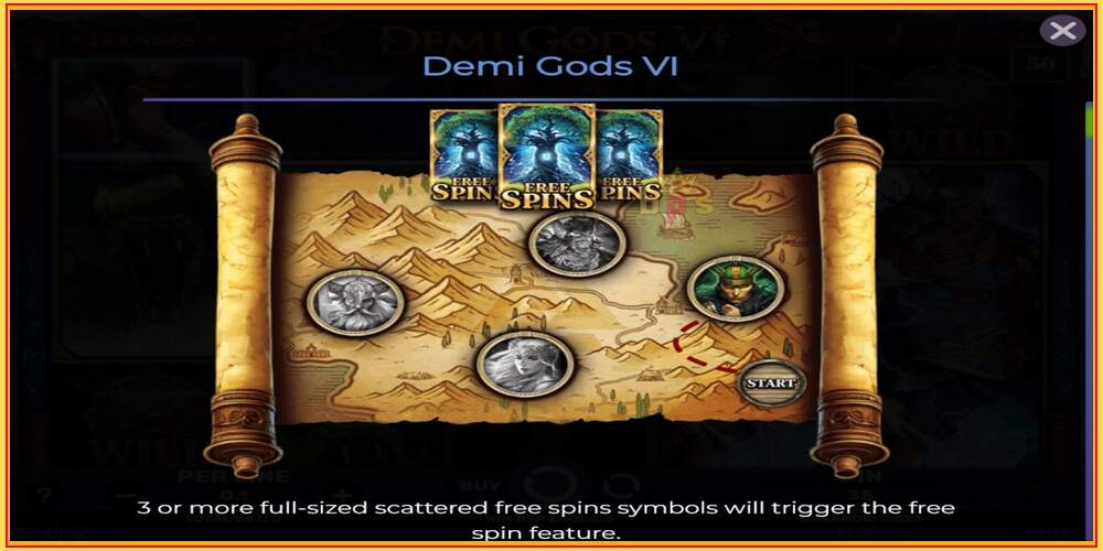 Игровой слот Demi Gods 6