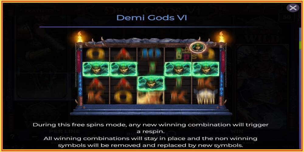 Игровой слот Demi Gods 6