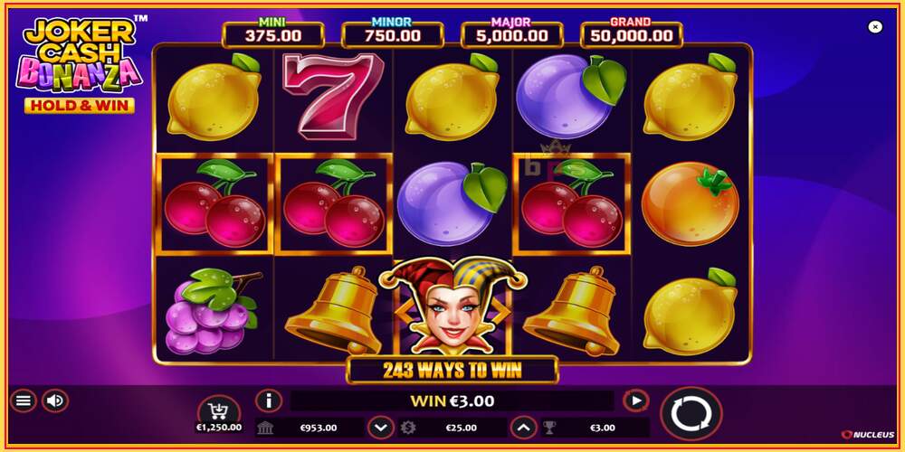 თამაშის სლოტი Joker Cash Bonanza - Hold & Win