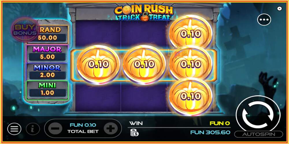 Игровой слот Coin Rush: Trick o Treat