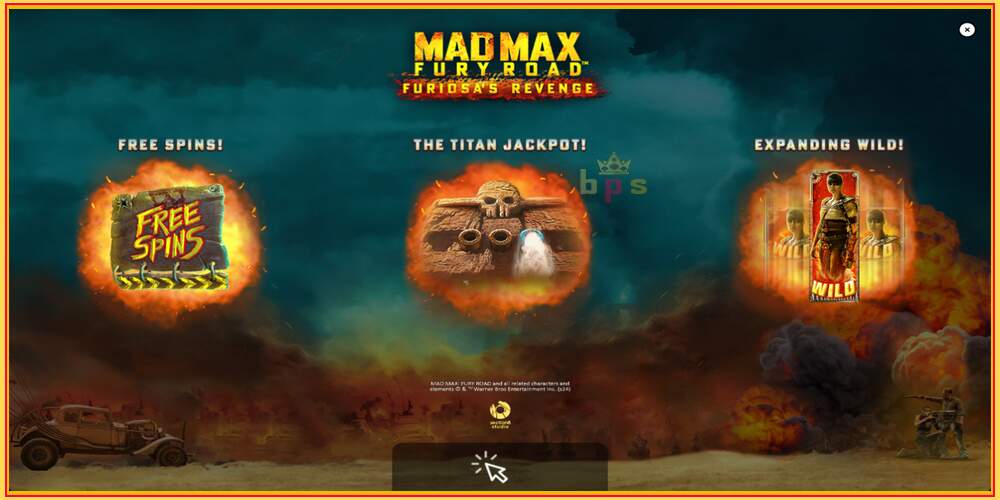 Игровой слот Mad Max: Fury Road - Furiosas Revenge