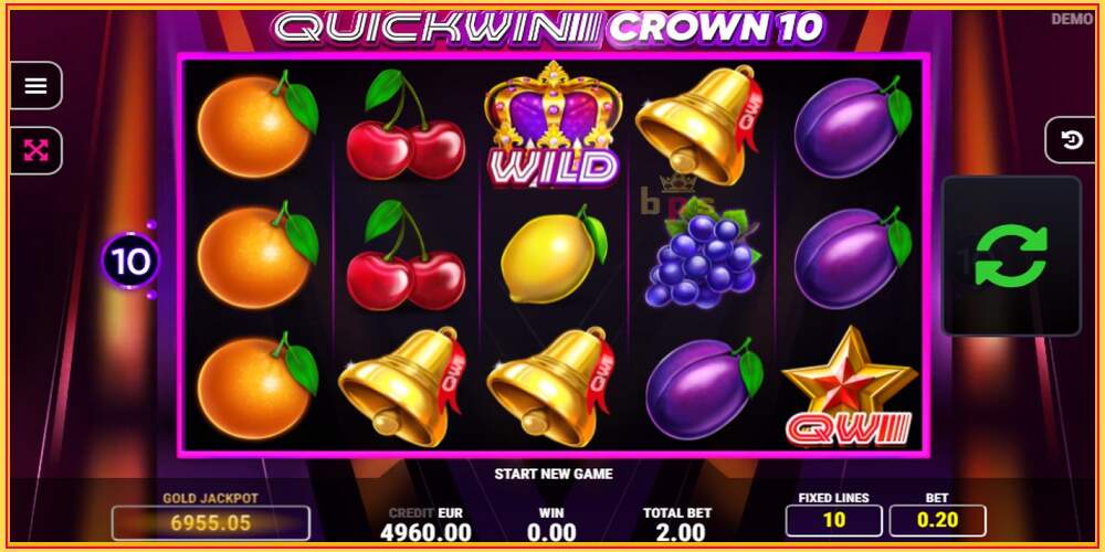 Игровой слот Quick Win Crown 10