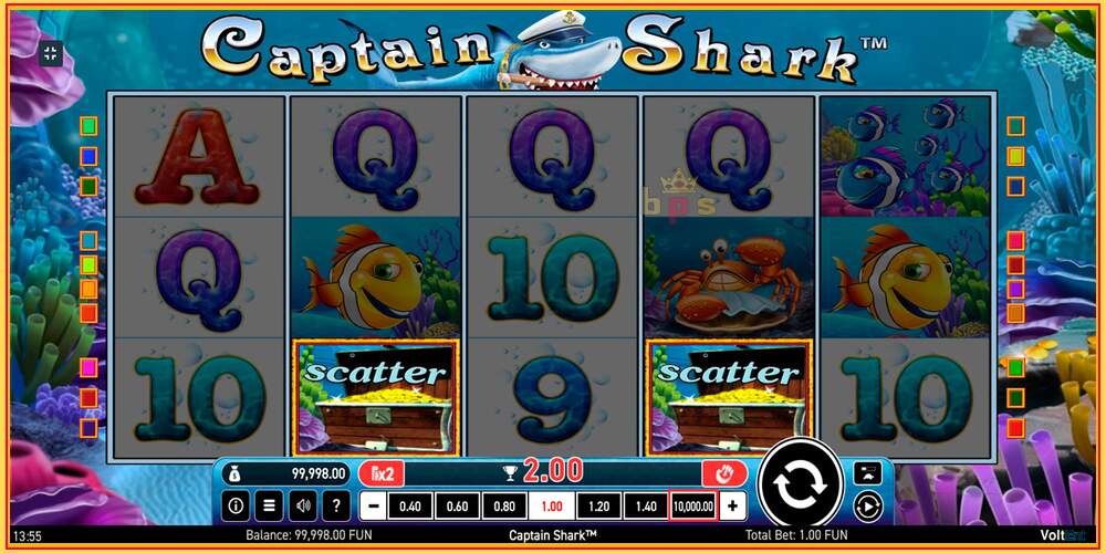 Игровой слот Captain Shark