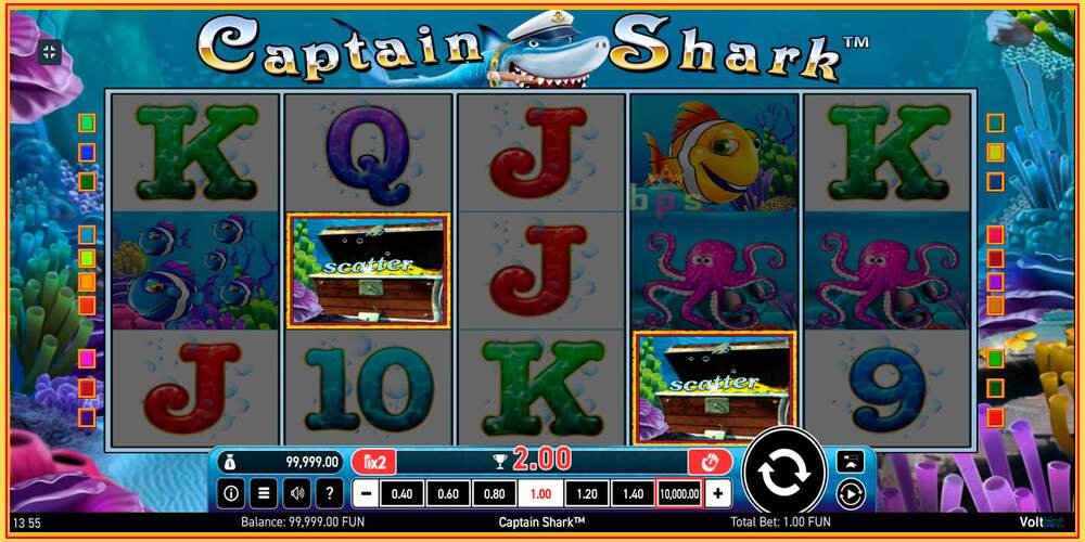 Игровой слот Captain Shark