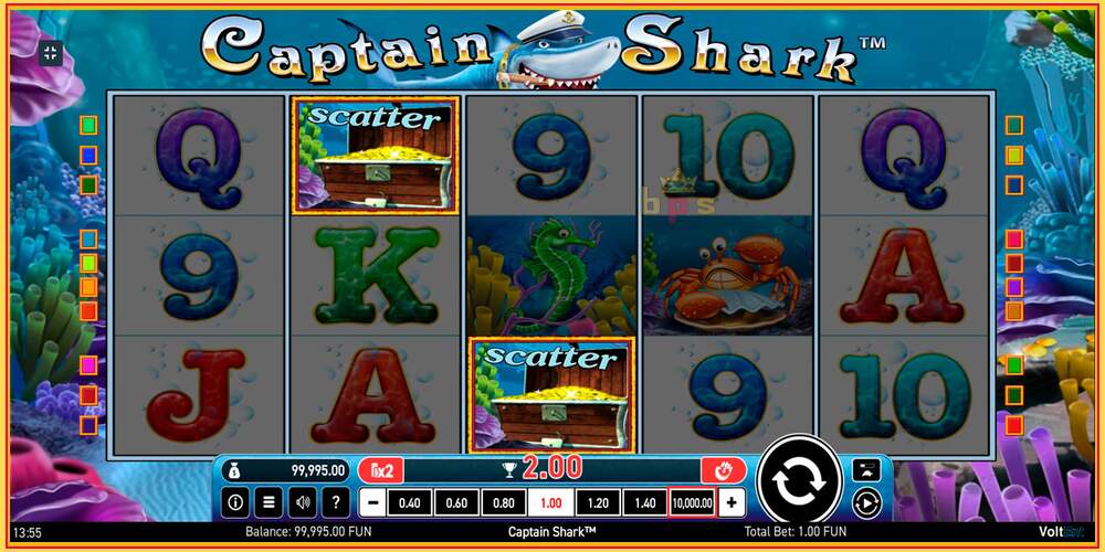 Игровой слот Captain Shark