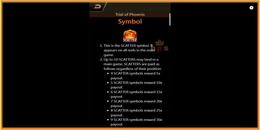 Игровой слот Trial of Phoenix