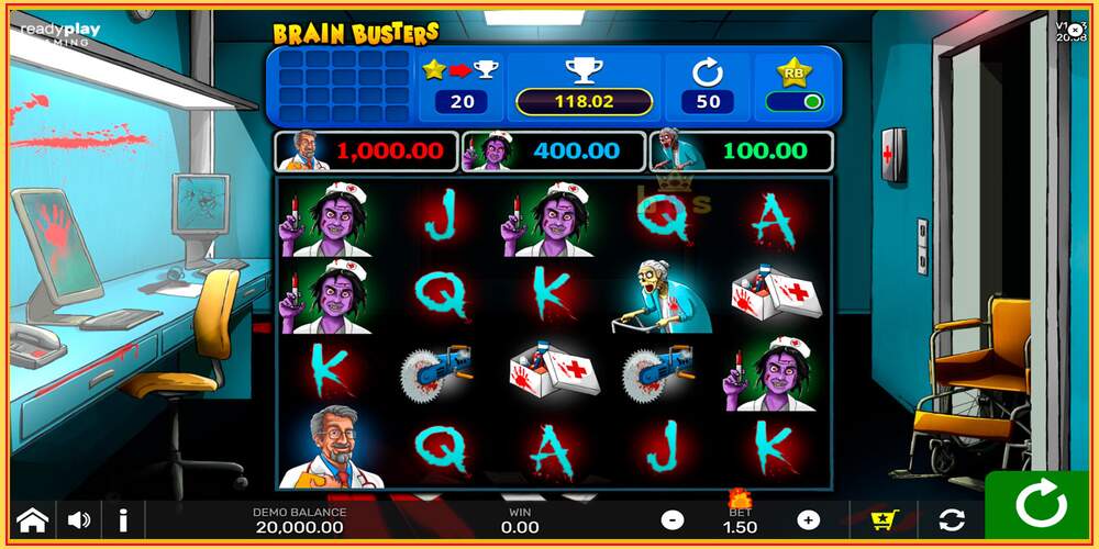 Игровой слот Brain Busters