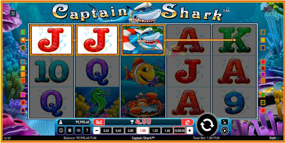 Игровой слот Captain Shark