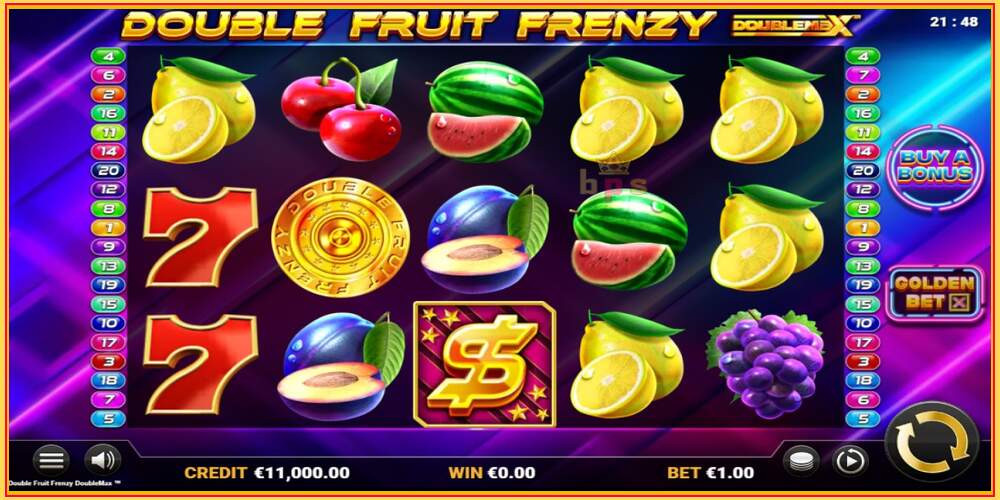 Игра слот Double Fruit Frenzy DoubleMax