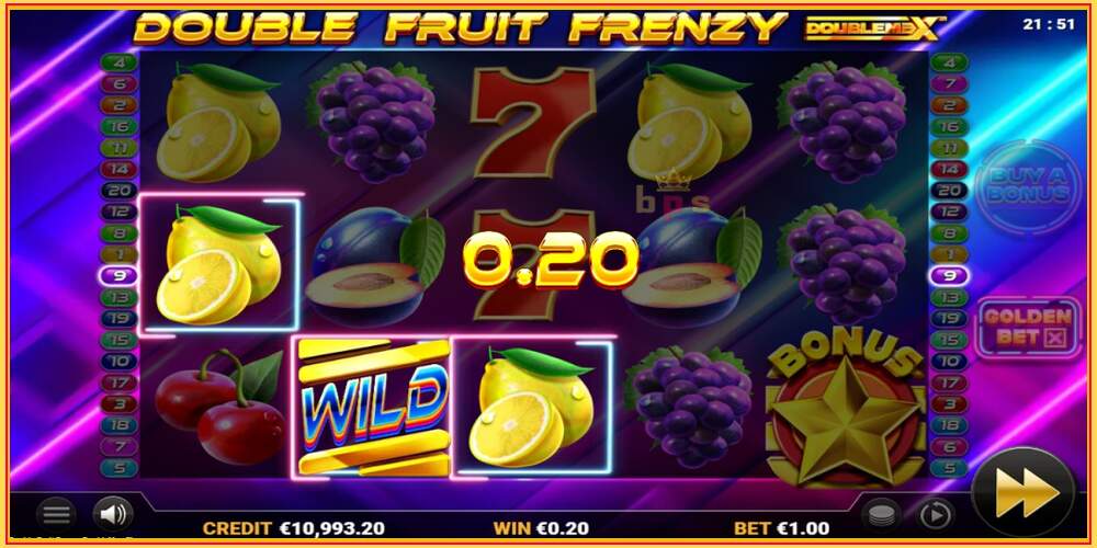 Игра слот Double Fruit Frenzy DoubleMax