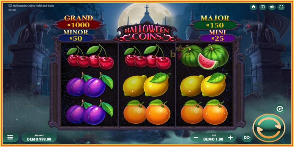 Игровой слот Halloween Coins Hold and Spin