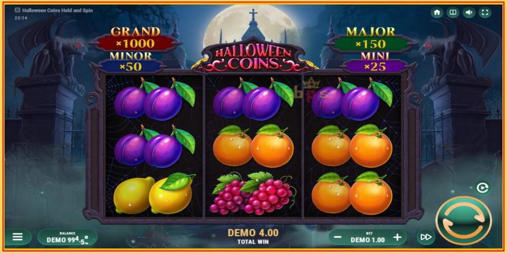 Игровой слот Halloween Coins Hold and Spin