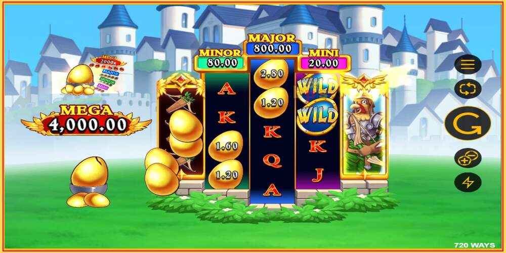 Игровой слот Knights of the Golden Egg