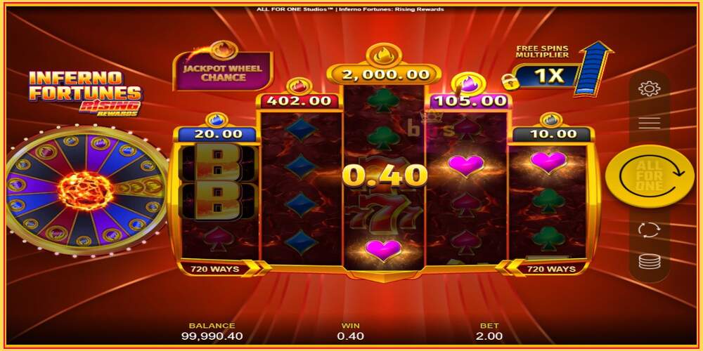 Spelslot Inferno Fortunes: Rising Rewards