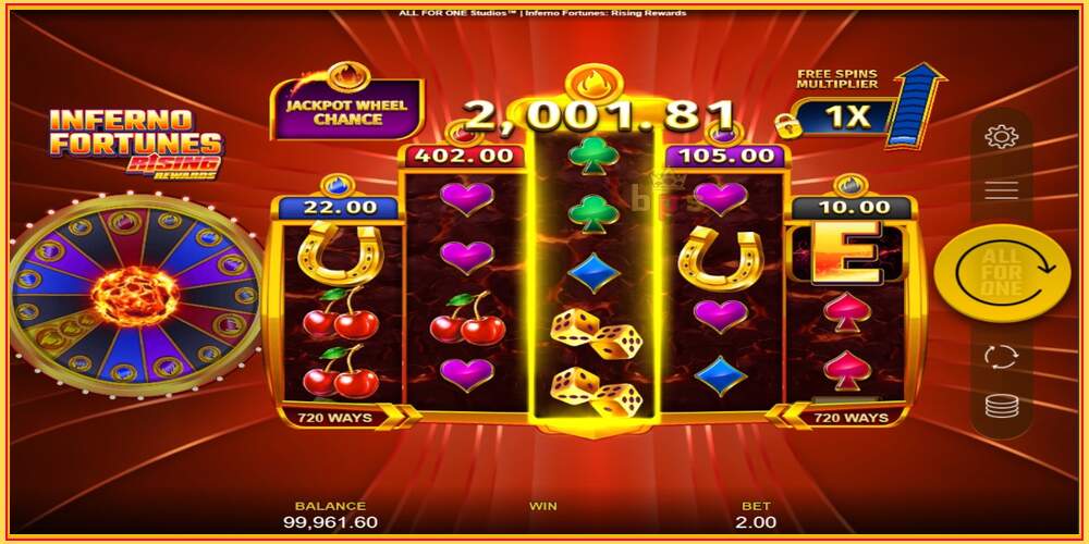 Spelslot Inferno Fortunes: Rising Rewards