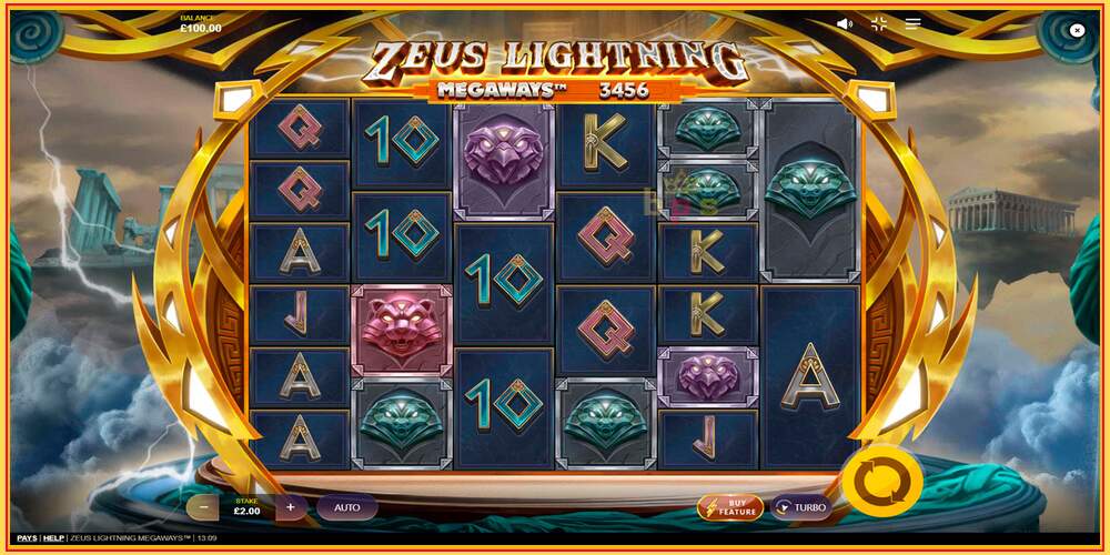 Игровой слот Zeus Lightning Megaways