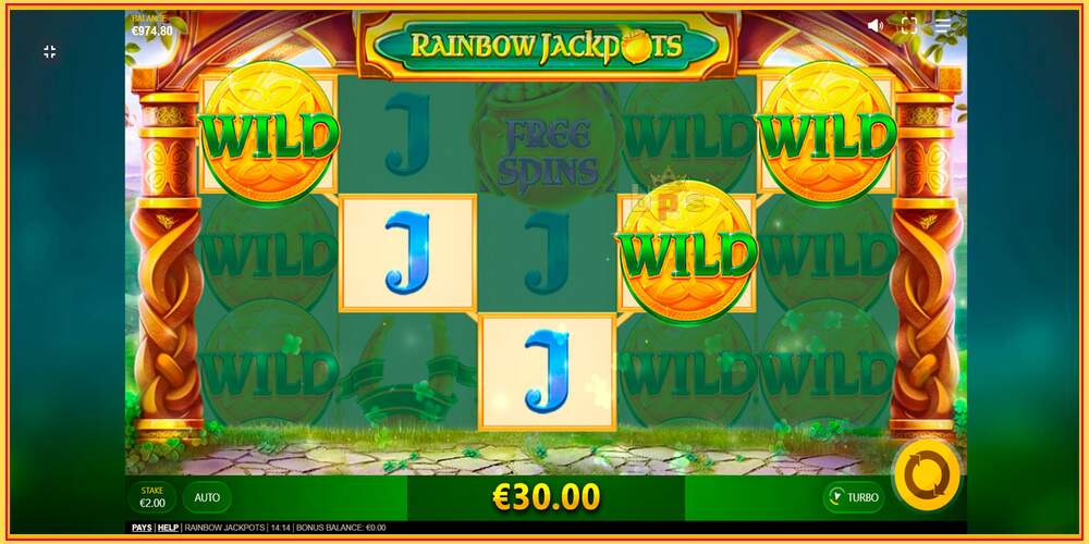 Игровой слот Rainbow Jackpots