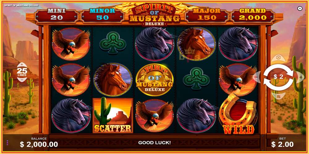 Spelslot Spirit of Mustang Deluxe