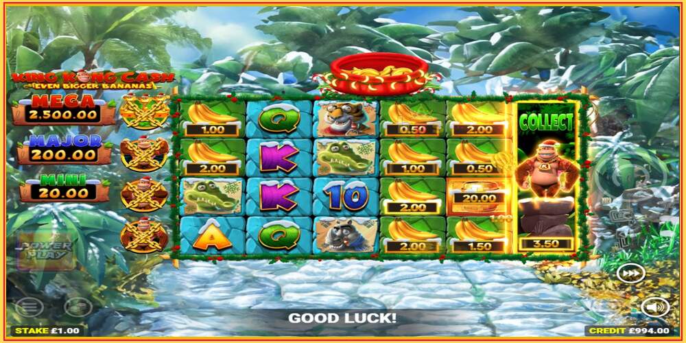 Spelslot King Kong Cash Even Bigger Bananas Power Play