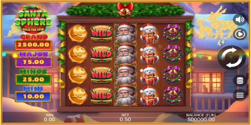 Игровой слот Santa Sphere: Hold the Spin