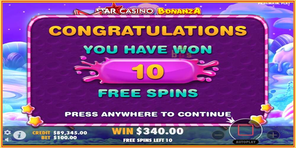 Игровой слот Starcasino Bonanza