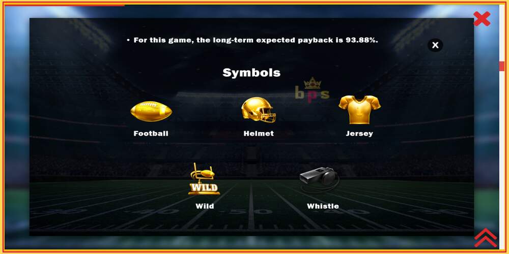 Игровой слот Touchdown Treasures