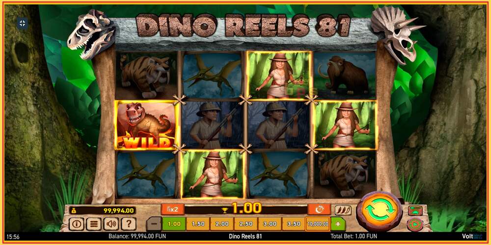 Игровой слот Dino Reels 81