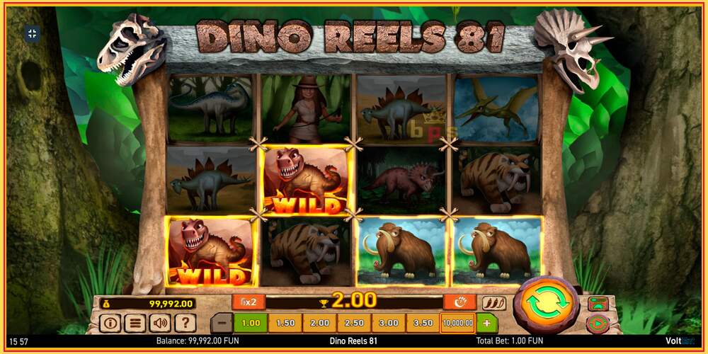 Игровой слот Dino Reels 81