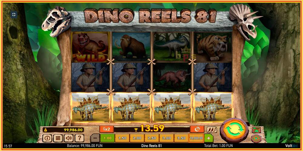 Игровой слот Dino Reels 81