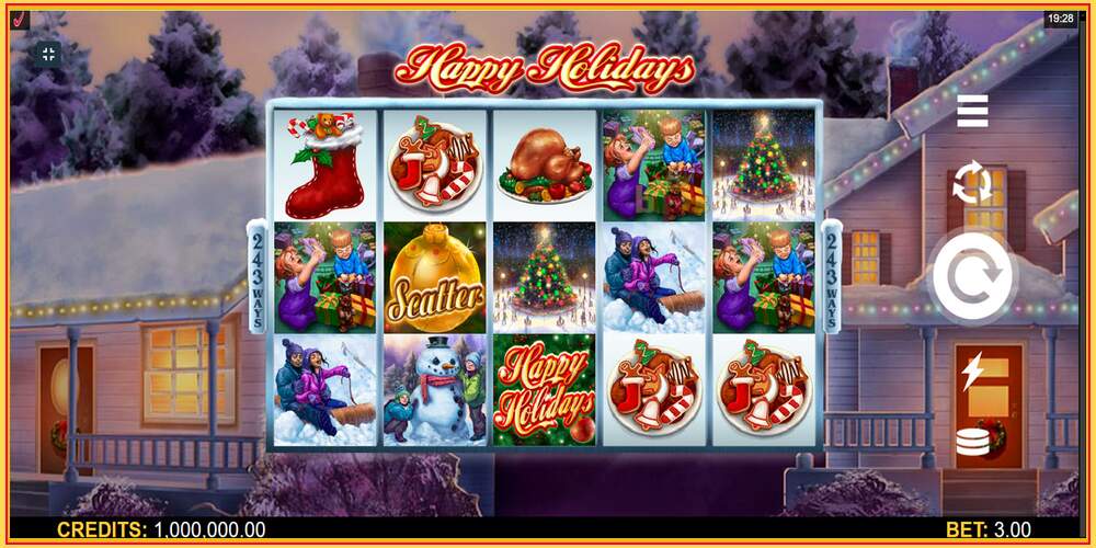 Игровой слот Happy Holidays