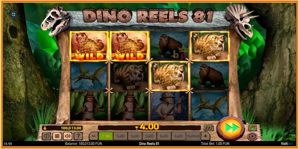 Игровой слот Dino Reels 81