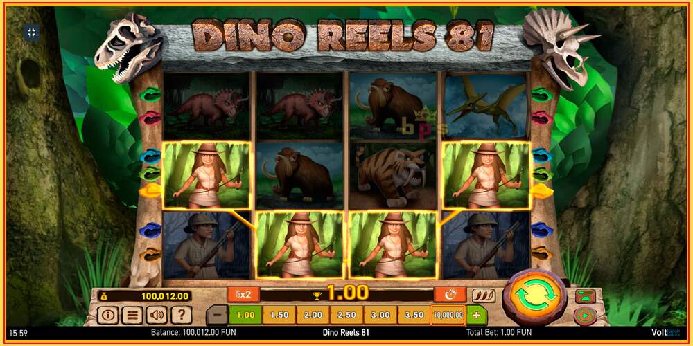 Игровой слот Dino Reels 81