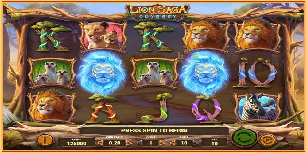 Khe trò chơi Lion Saga Odyssey