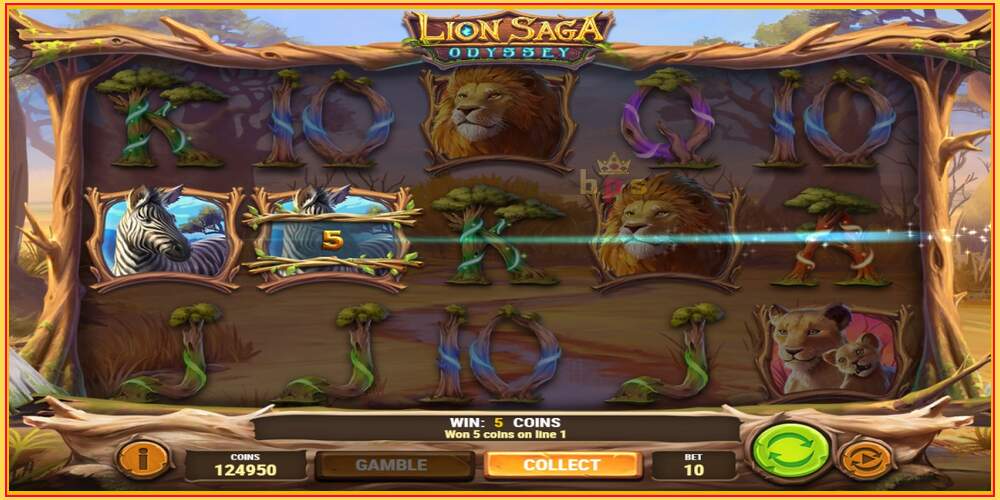 Khe trò chơi Lion Saga Odyssey