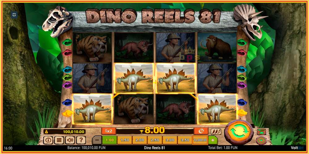 Игровой слот Dino Reels 81