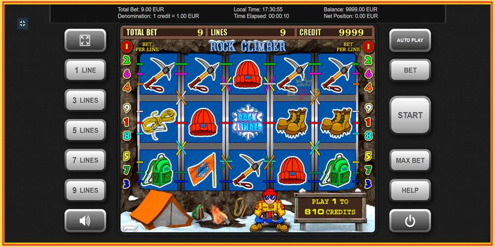 Spelslot Rock Climber