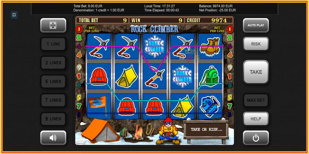 Spelslot Rock Climber