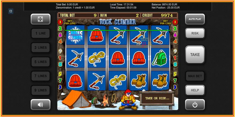 Spelslot Rock Climber