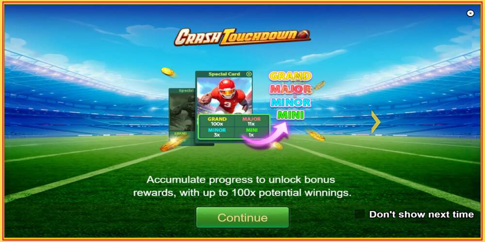 Игровой слот Crash Touchdown