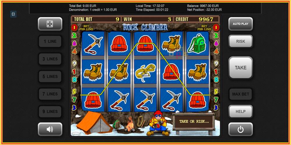 Spelslot Rock Climber