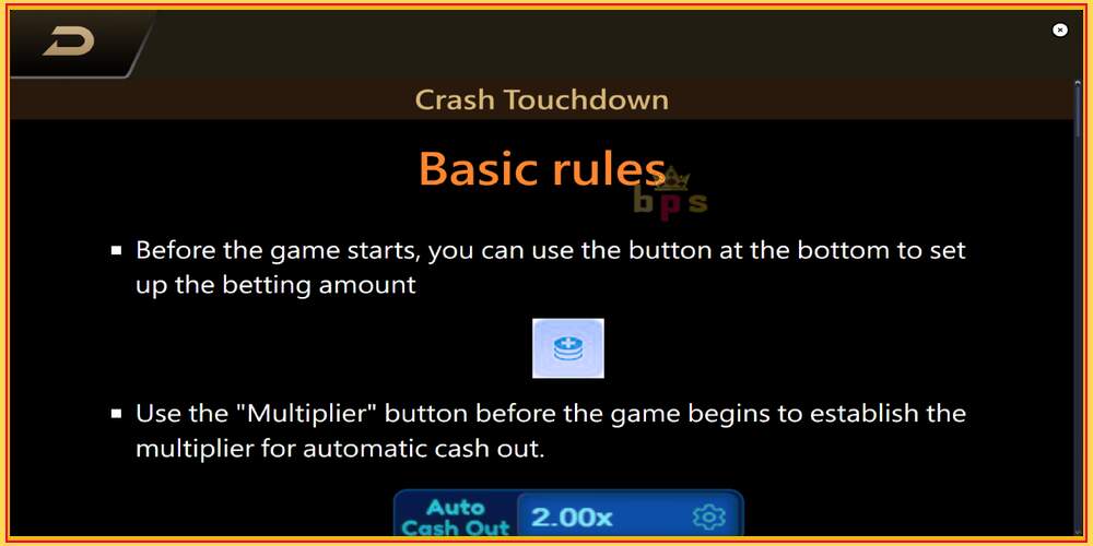 Игровой слот Crash Touchdown