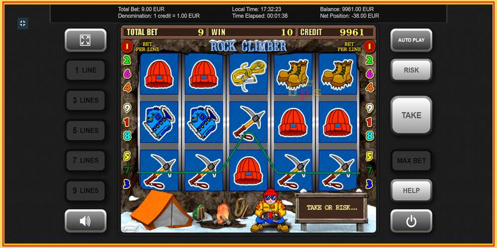 Spelslot Rock Climber