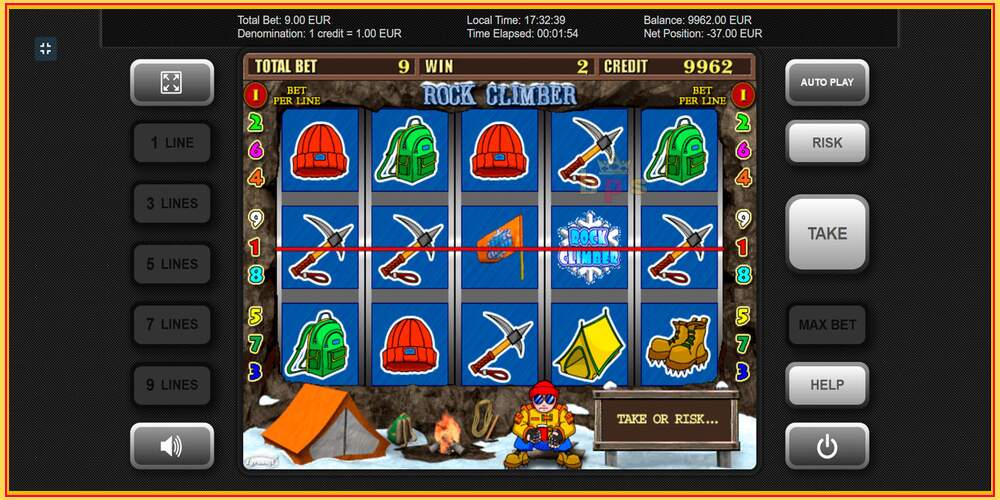 Spelslot Rock Climber