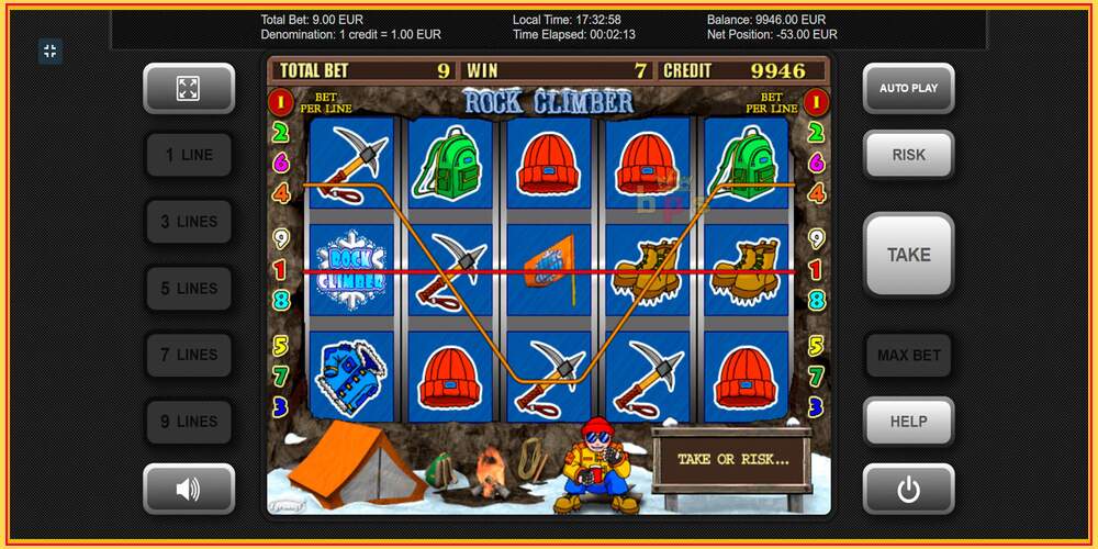 Spelslot Rock Climber