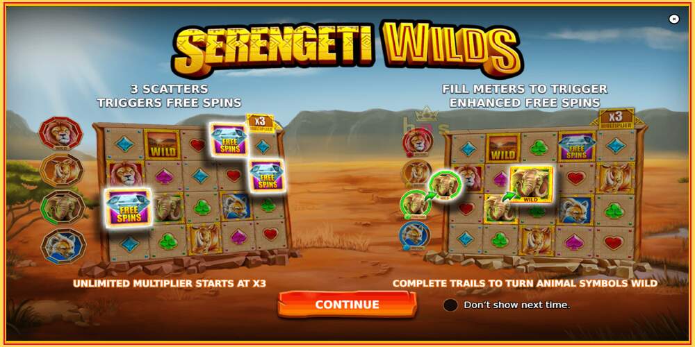 Játék slot Serengeti Wilds