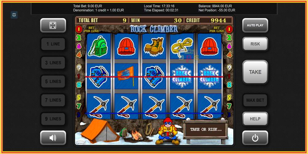 Spelslot Rock Climber