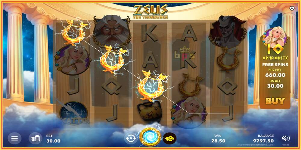 Игровой слот Zeus The Thunderer