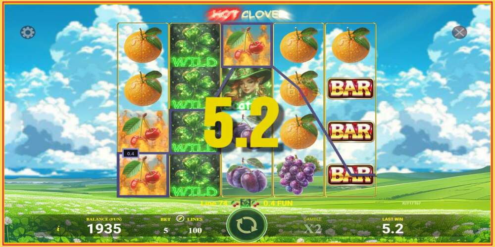 Игровой слот Hot Clover